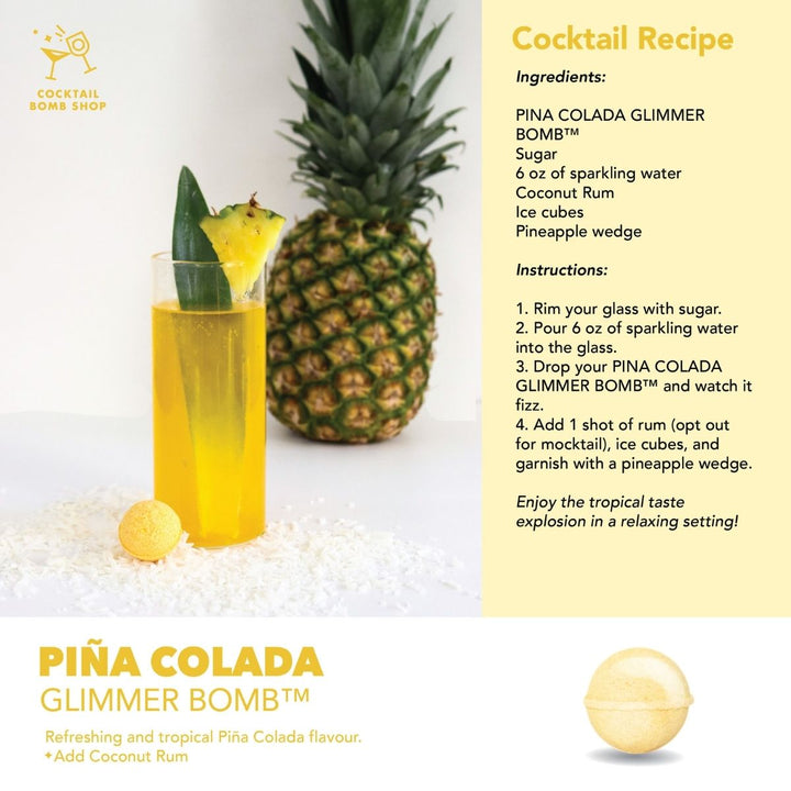 Pina Colada Single Cocktail Bomb