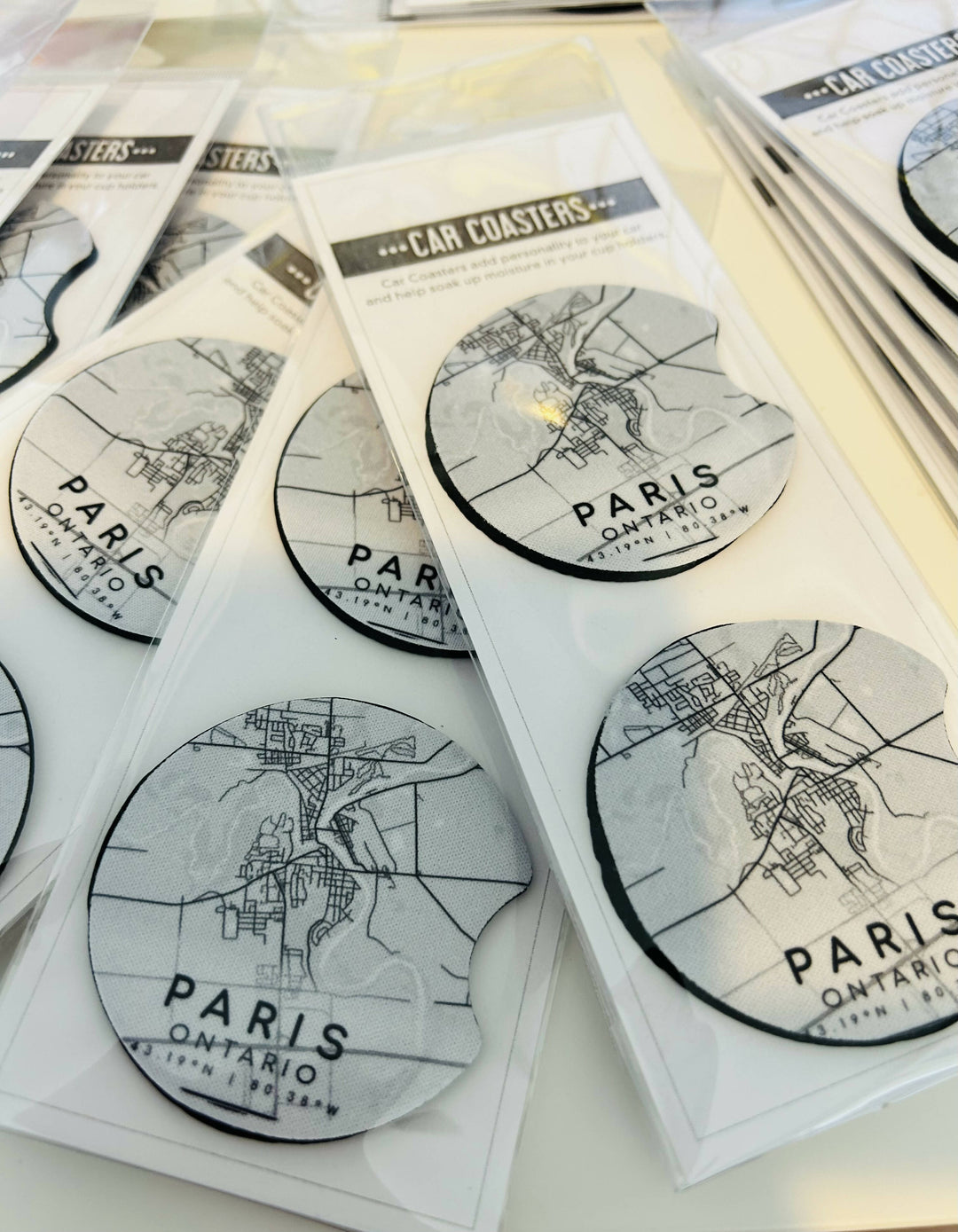 Paris, ON Car Coasters - 2