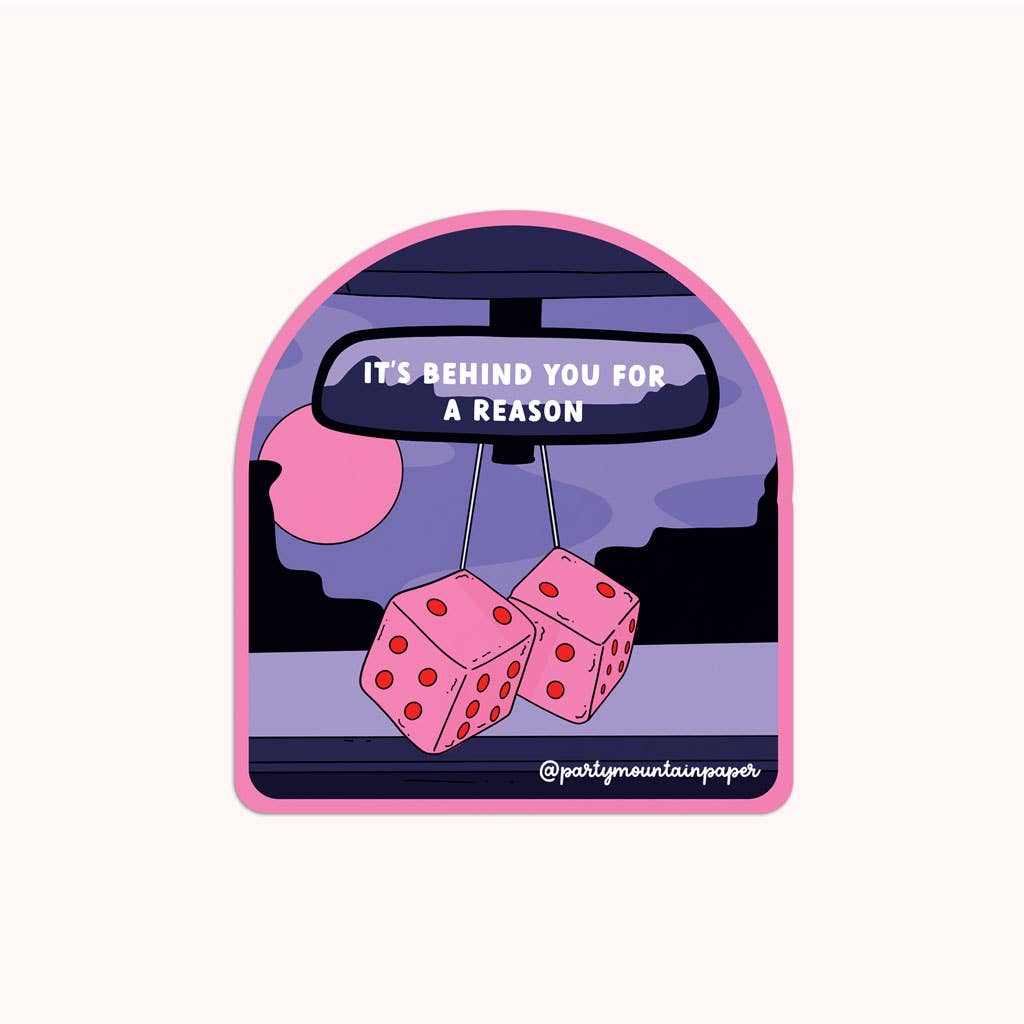 Behind You Sticker
