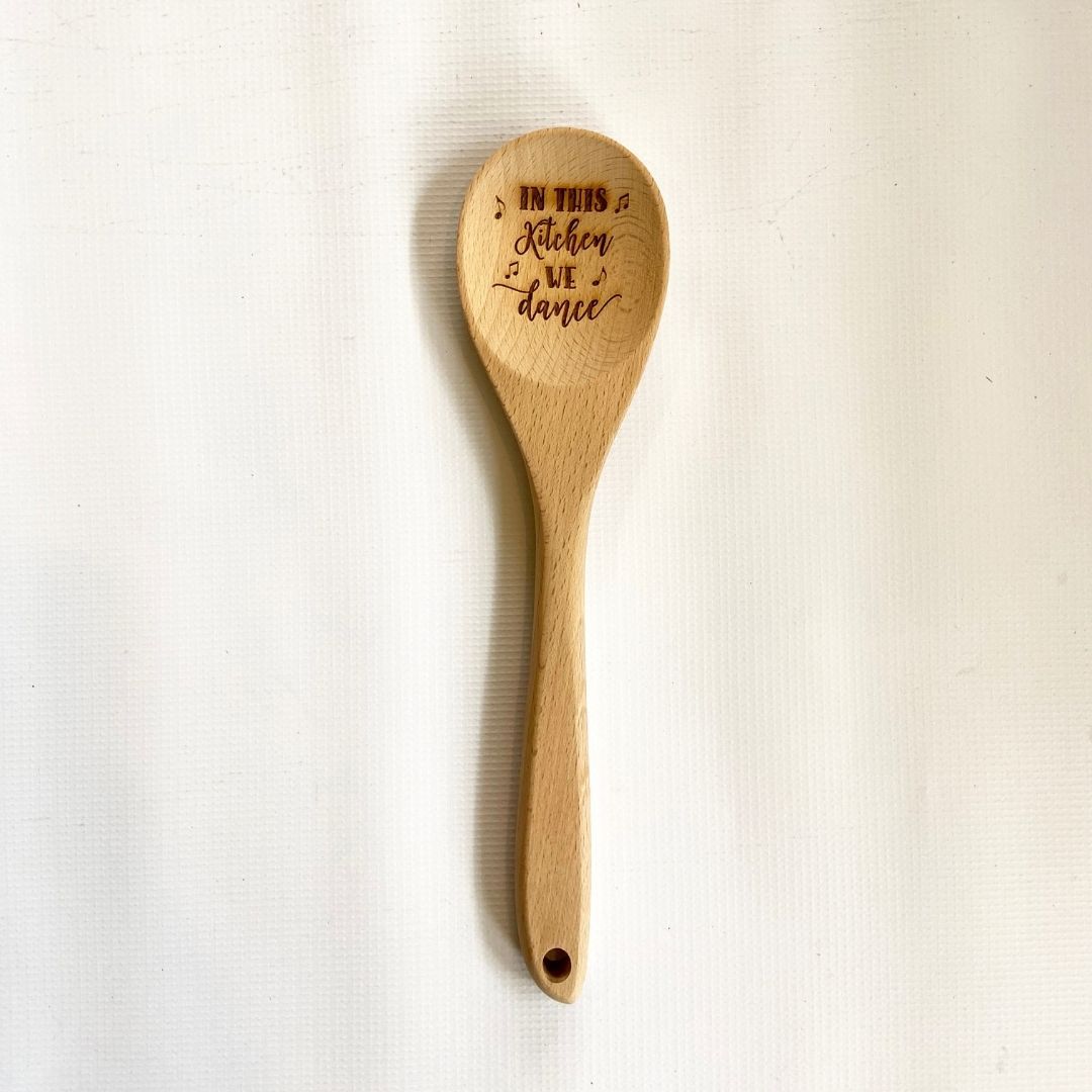 In This Kitchen We Dance Wooden Spoon