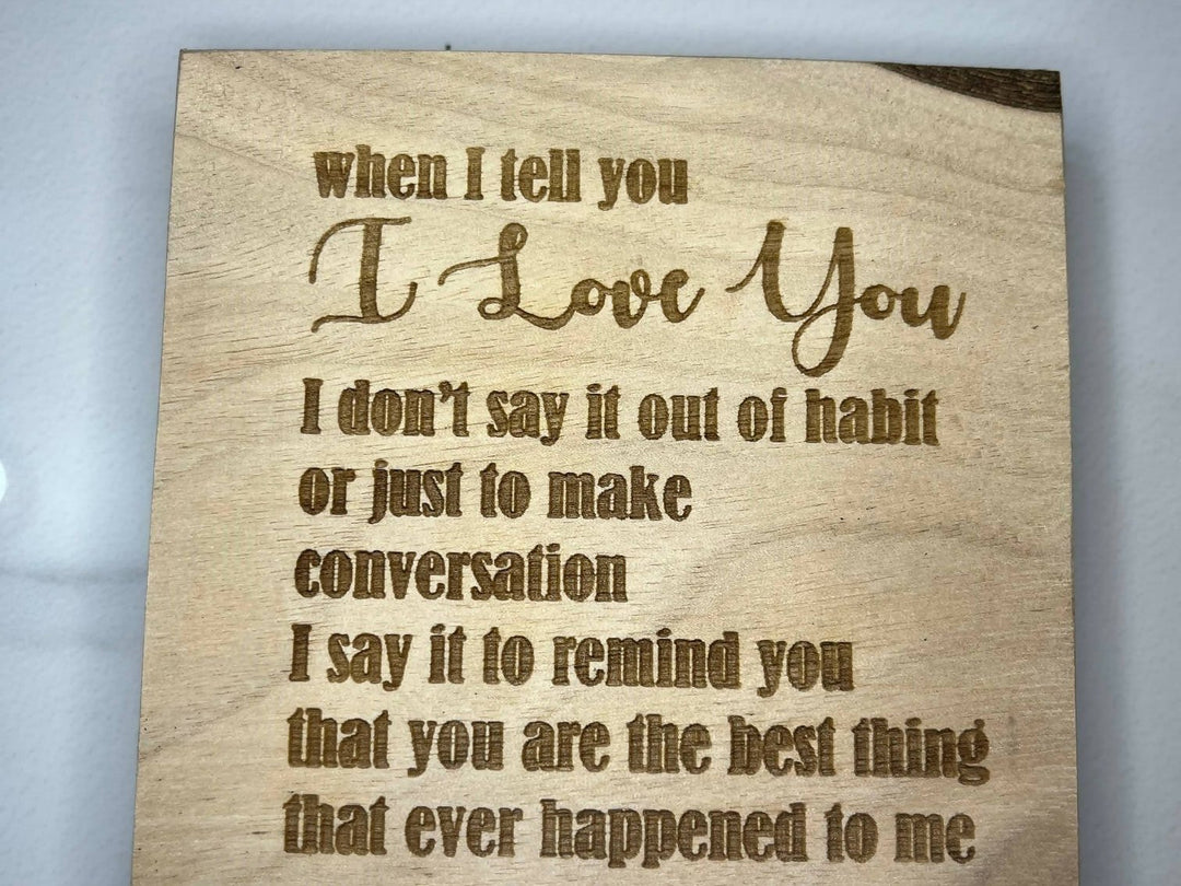 I Love You Mini Sign