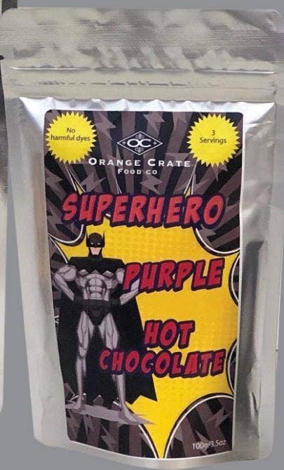 Super Hero Purple Hot Chocolate