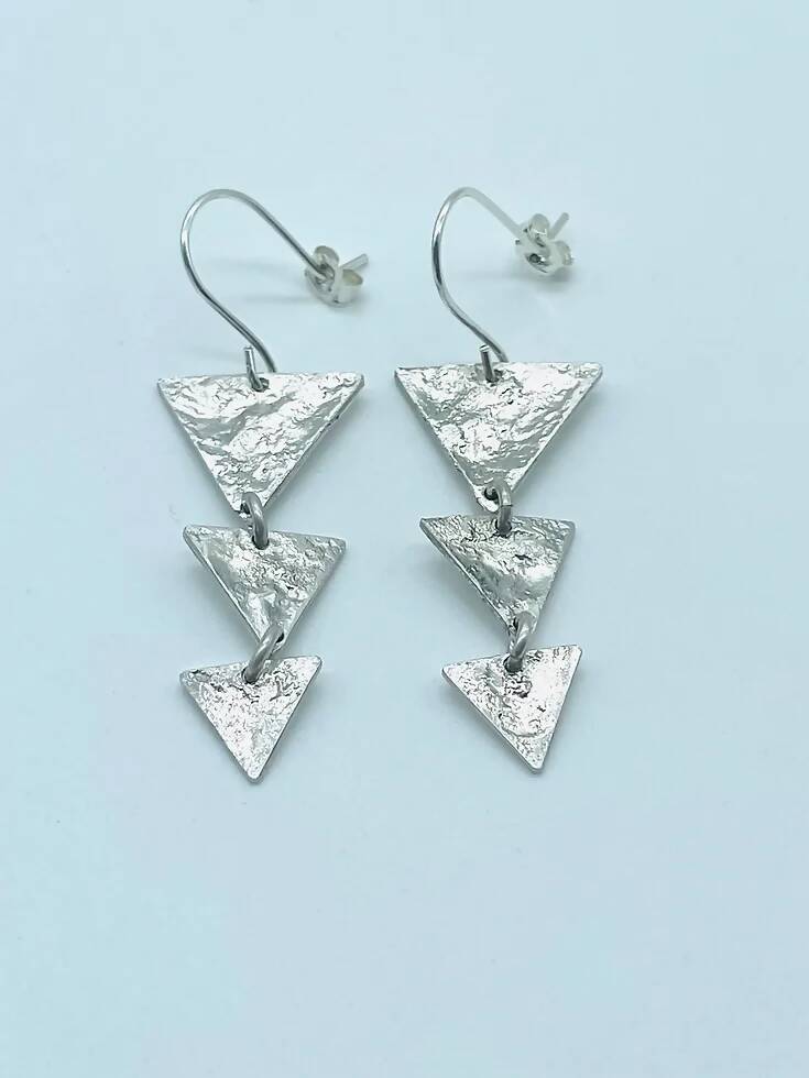 Tri-triangle Earrings