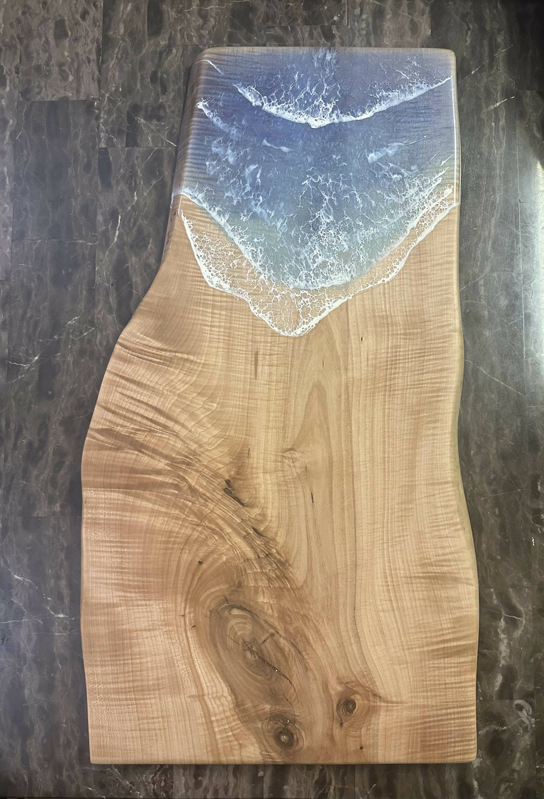 Large Ash Ocean Charcuterie Board