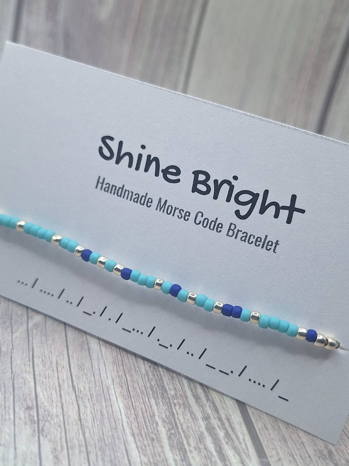 Shine Bright Morse Code Bracelet