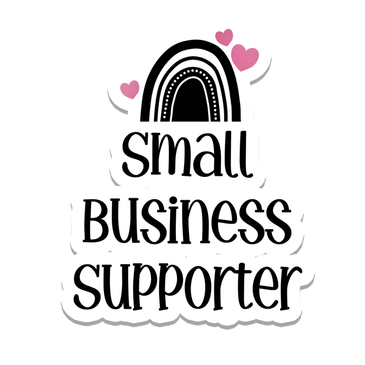 Small Business Supporter Sticker