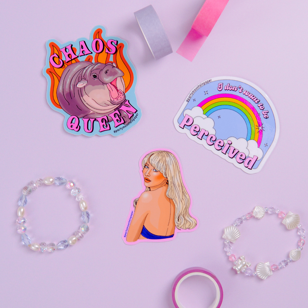 Chaos Queen Hippo Moo Deng Sticker