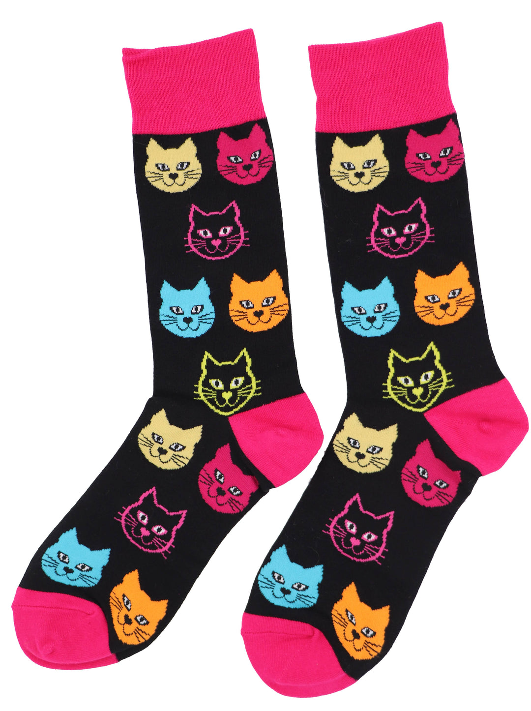 Cat Face Unisex Novelty Socks