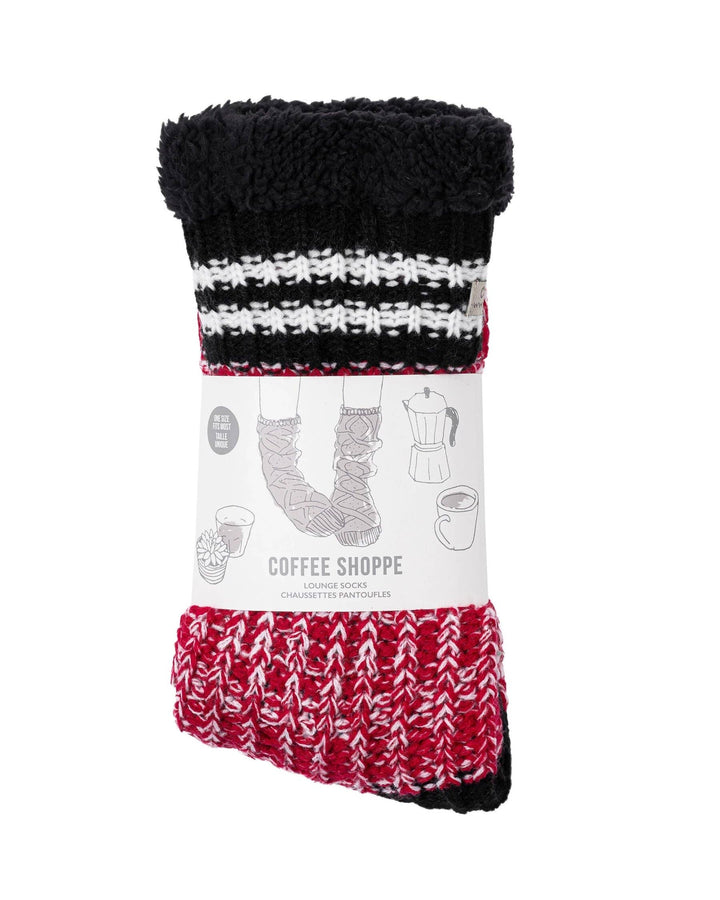 Canadiana Lounge Socks by Coffee Shoppe: Dark Smoked Pearl / ONE SIZE