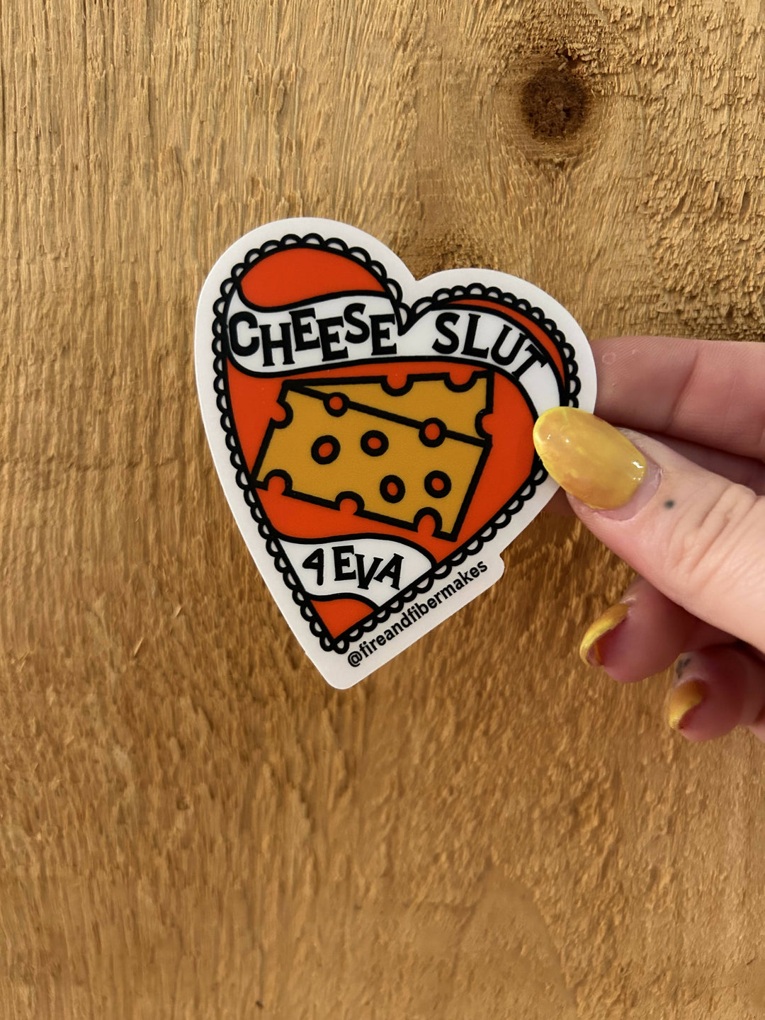 Cheese Slut Sticker - 1