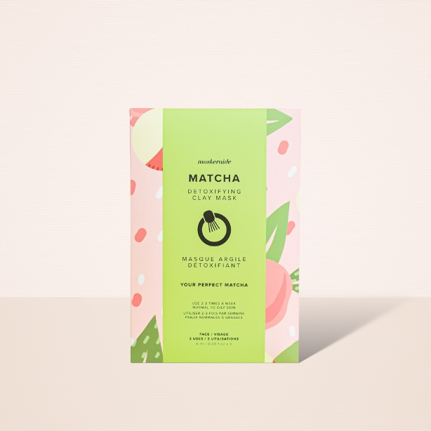 Matcha Detoxifying Clay Mask 3pk