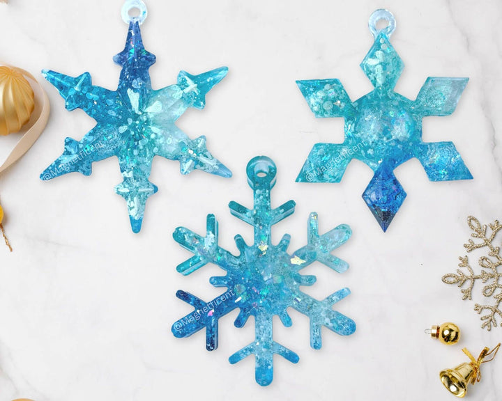 Costal Snowflake Christmas Ornaments