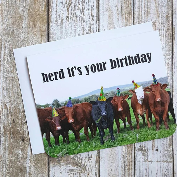 Herd It's Your Birthday Card