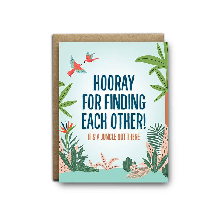 Jungle Out There Wedding Card