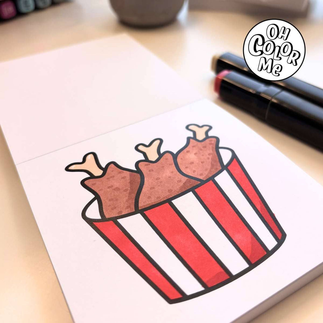Sweet + Salty Mini Colouring Book