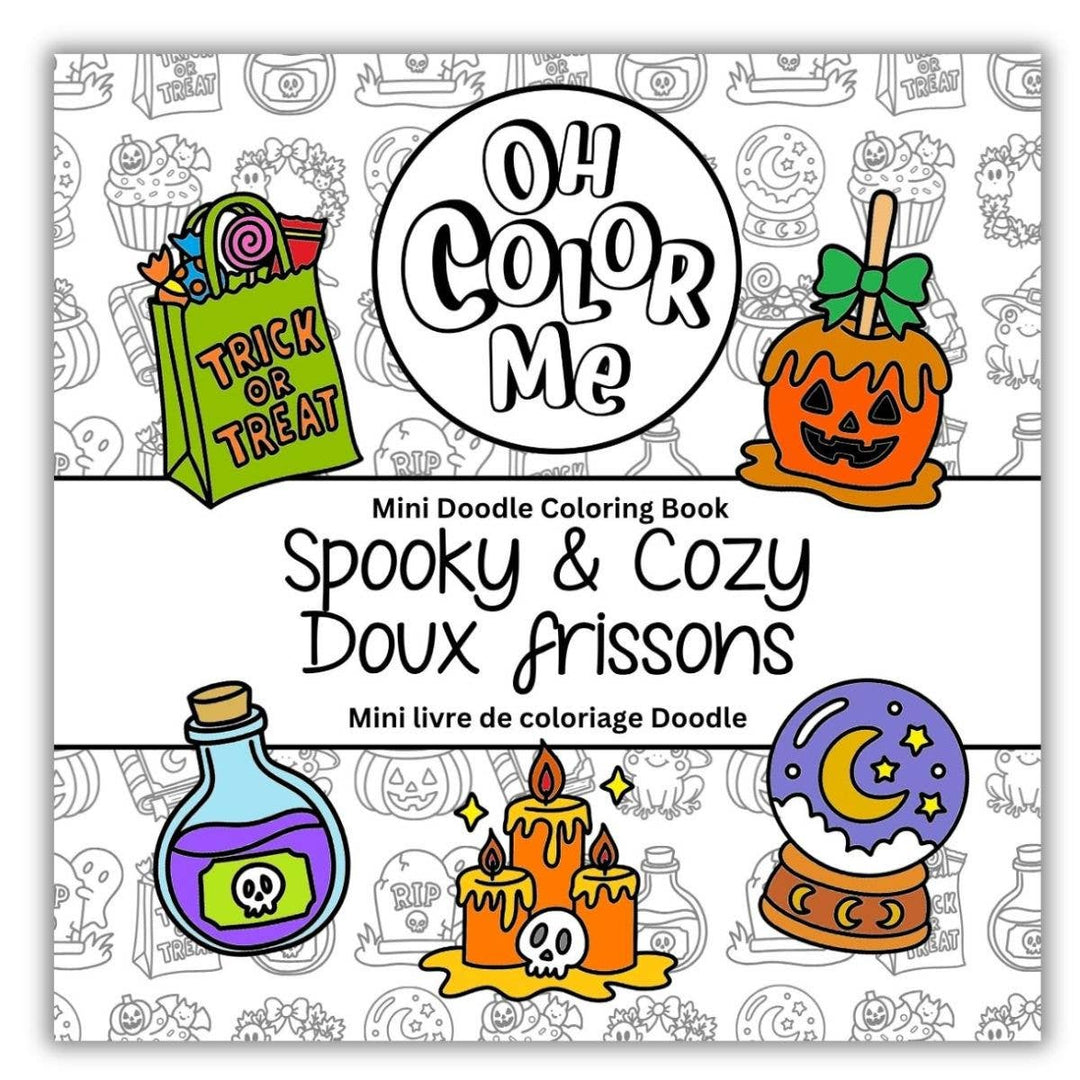 Halloween Spooky + Cozy Mini Colouring Book