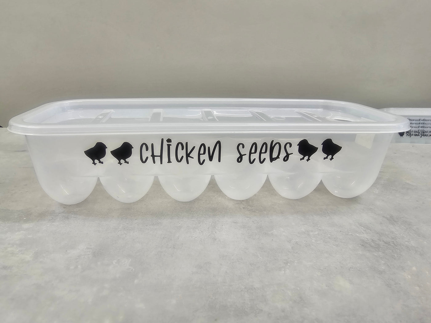 Chicken Seeds Reusable Egg Carton