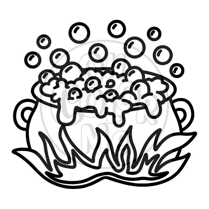 Halloween Spooky + Cozy Mini Colouring Book