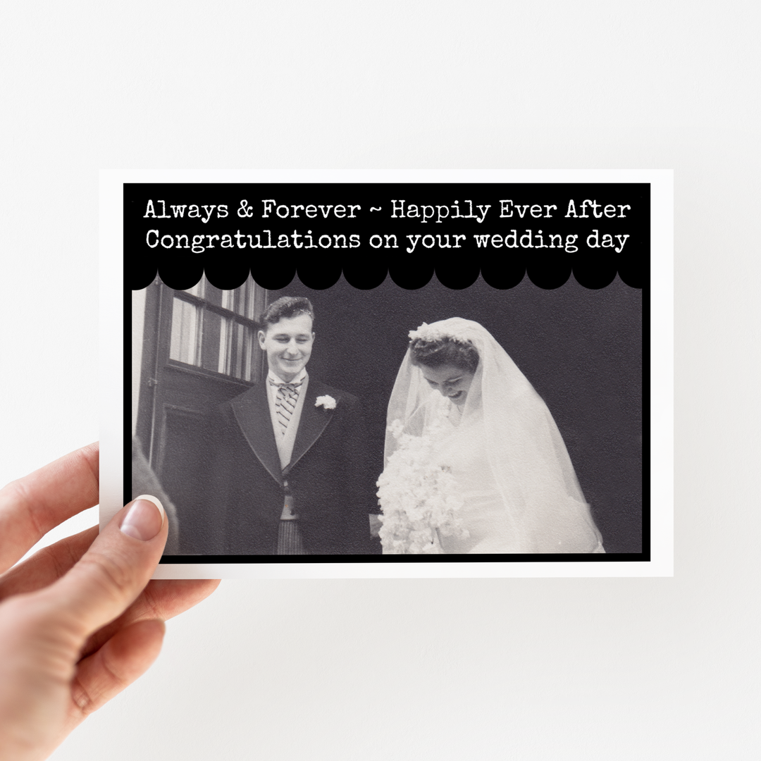 Happily Ever After Congratulations Card