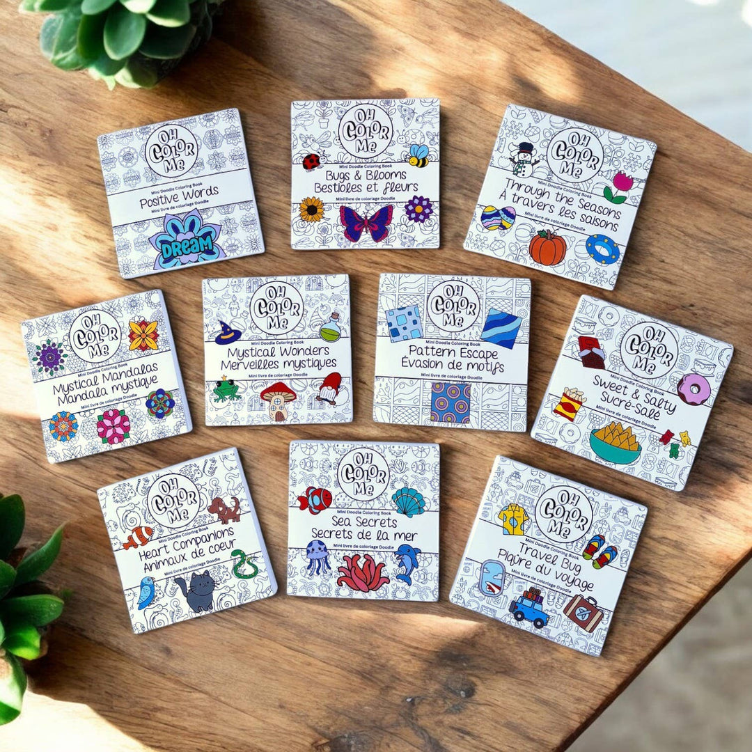 Heart Companions Mini Colouring Book