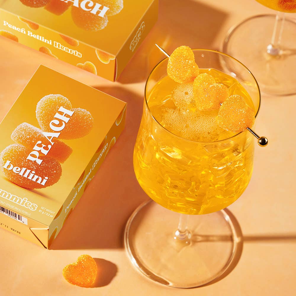 Peach Bellini Alcohol-Free Gummies