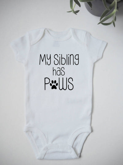 My Sibling has Paws Onesie - 2