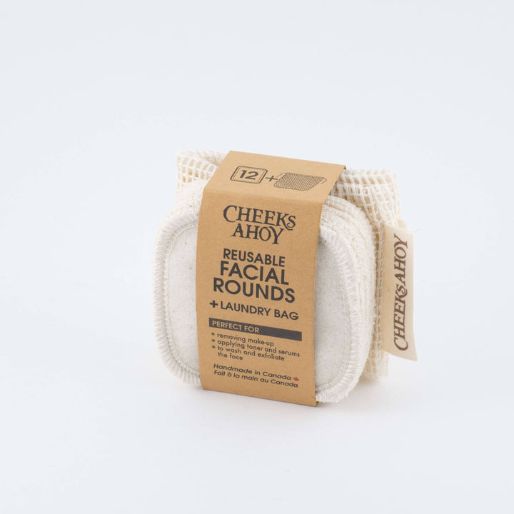 Reusable Facial Rounds + Laundry Bag