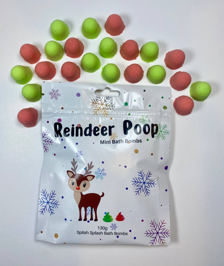 Reindeer Poop Mini Bath Bombs