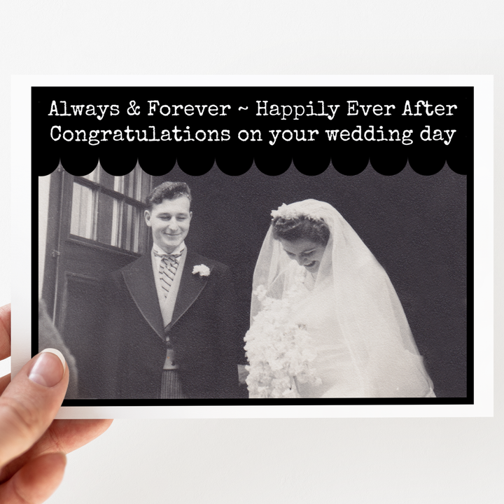 Happily Ever After Congratulations Card