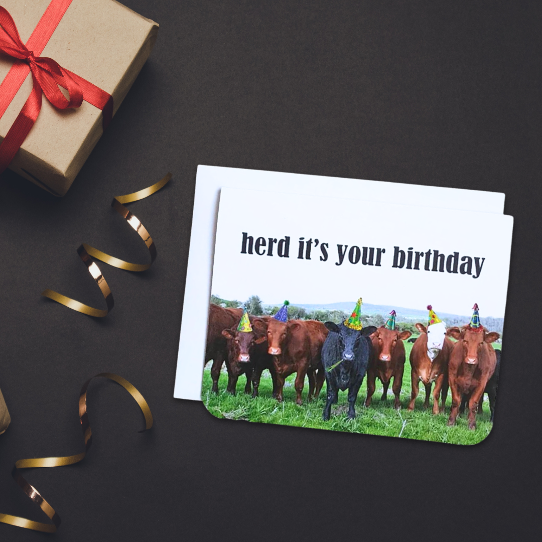 Herd It's Your Birthday Card