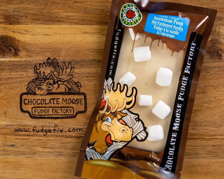 Snowman Poop Fudge