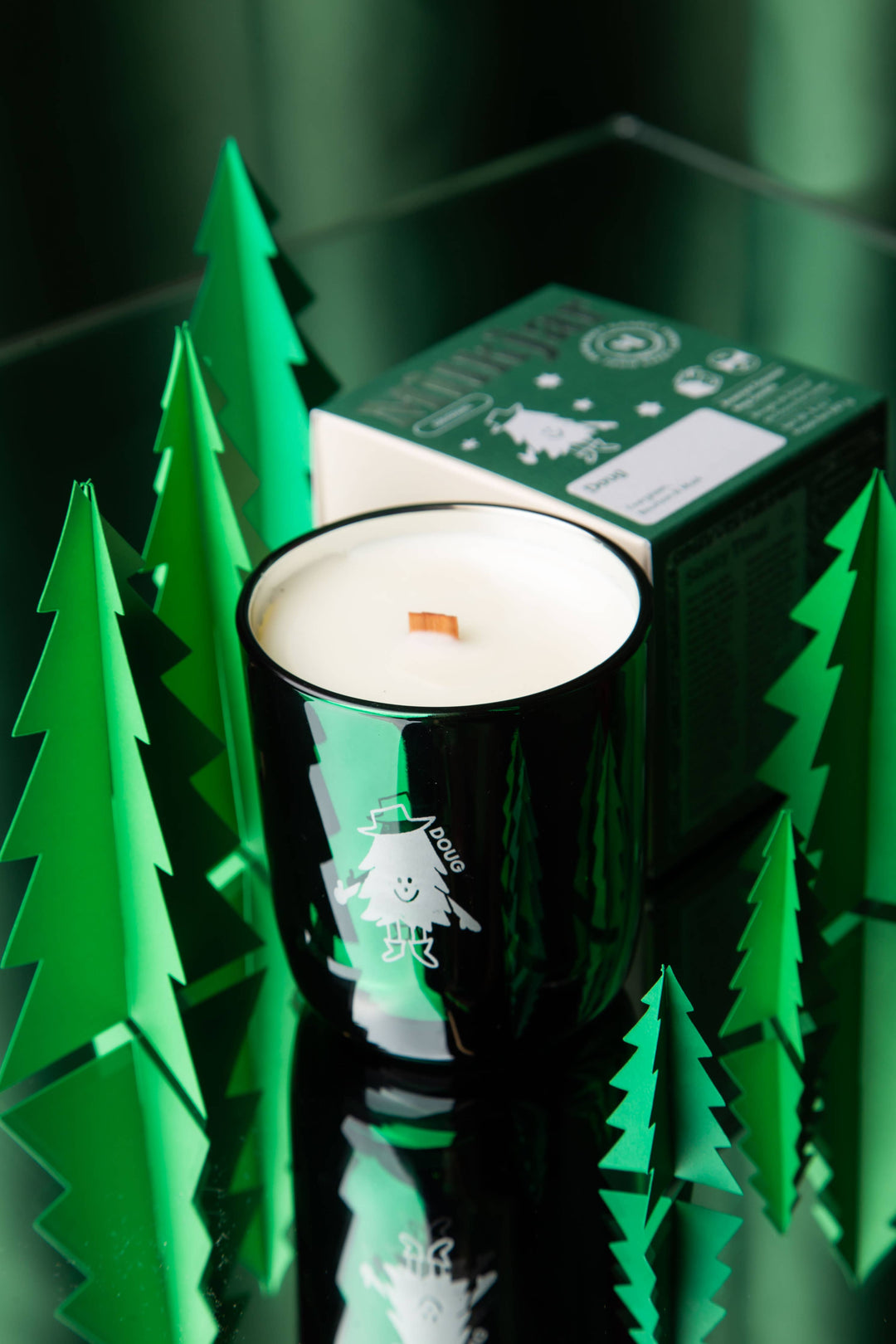 Doug - Evergreen, Bourbon & Musk Coconut Soy Candle