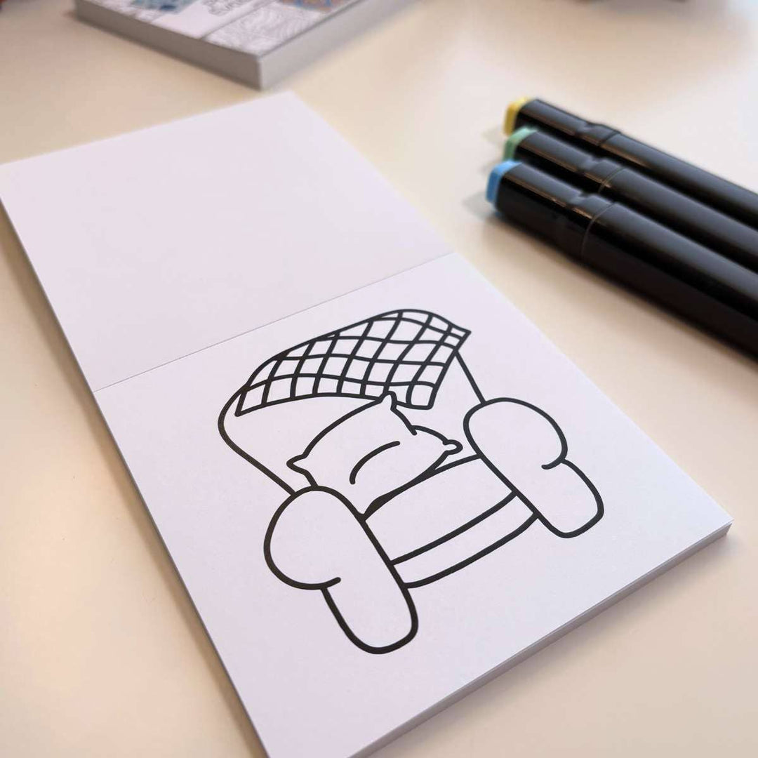 Cushy + Cozy Mini Colouring Book