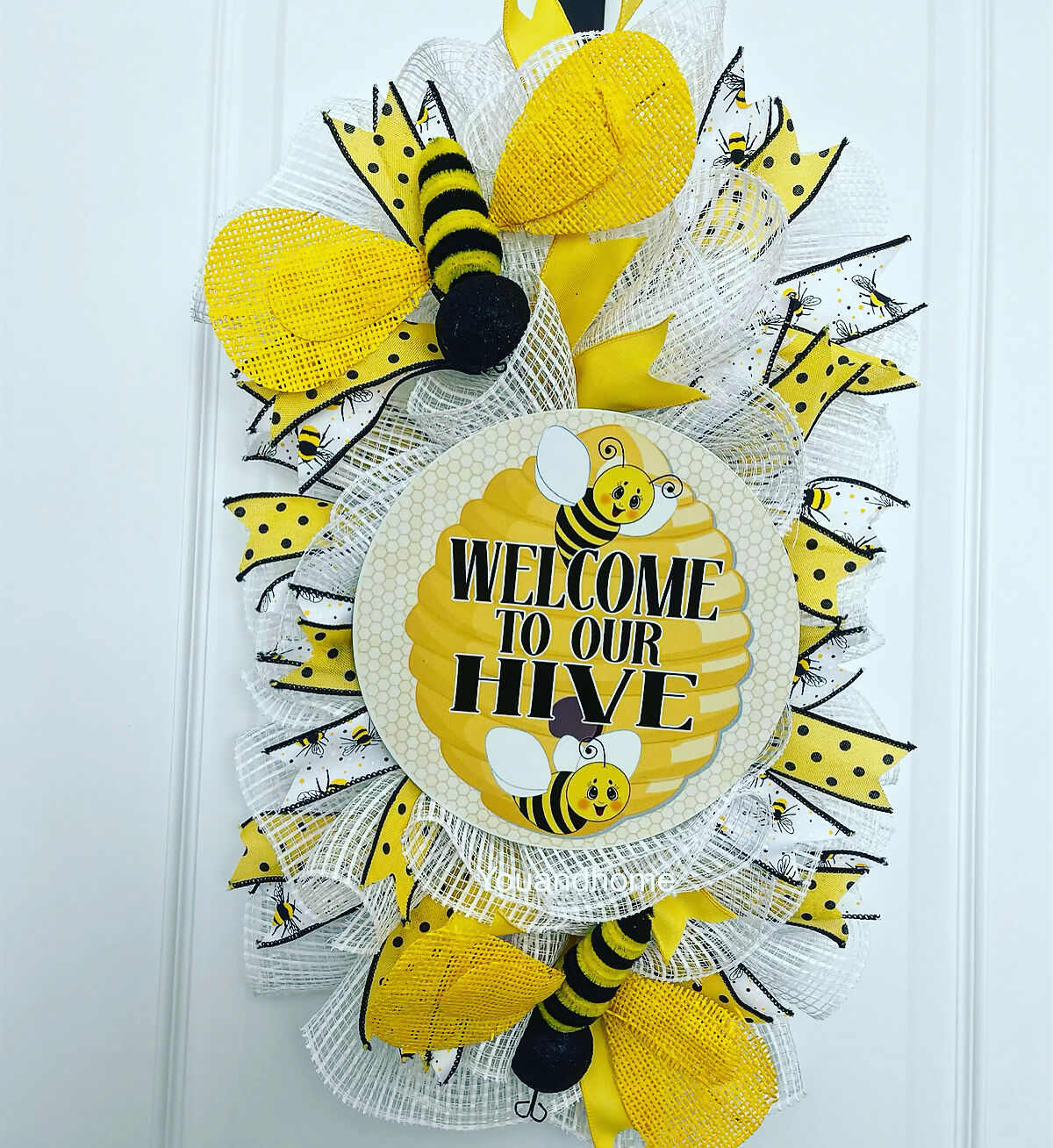 Welcome to our hive Wreath