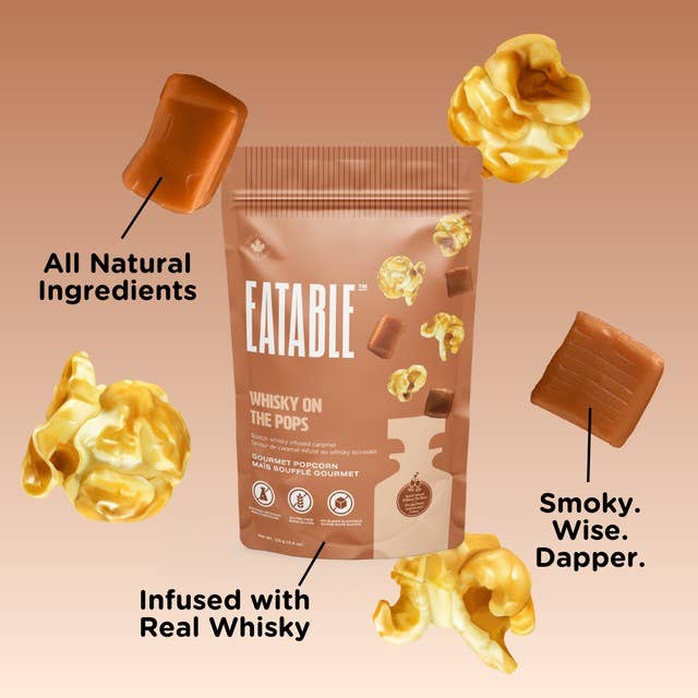 Whisky on the Pops Gourmet Caramel Popcorn