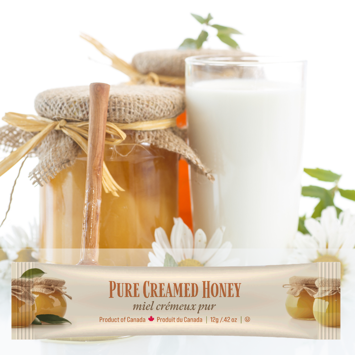 Pure Creamed Mini Squeeze Honey Pack