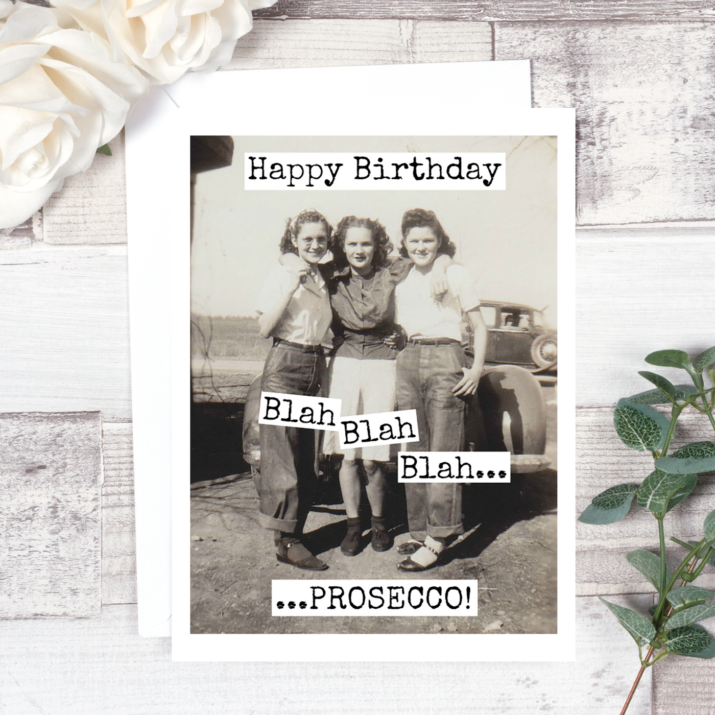 Blah Blah Blah Prosecco! Card