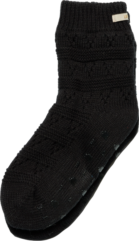 Pointelle Lounge Sock: Cream / One Size