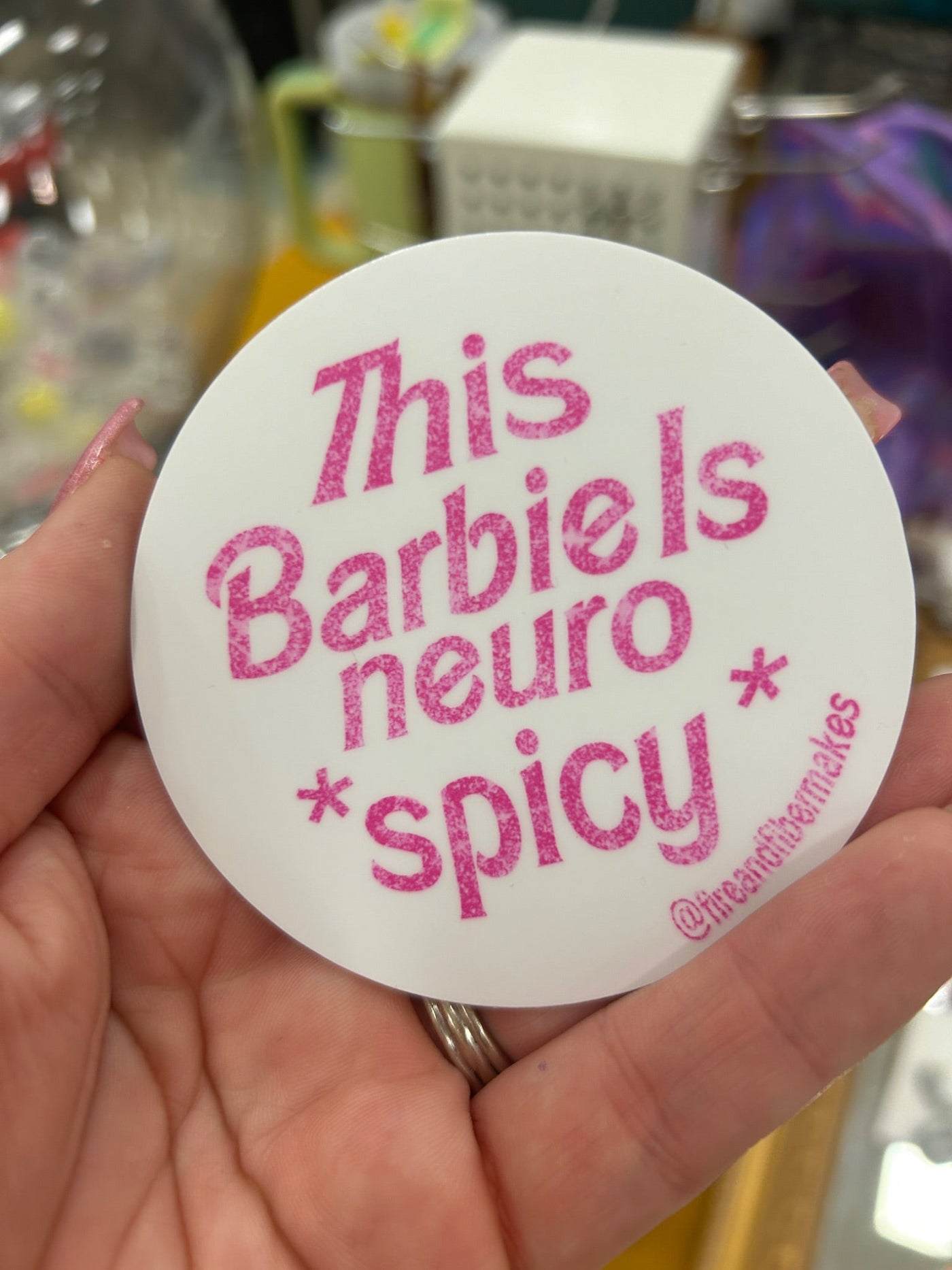 Neuro Spicy Barbie Sticker - 1