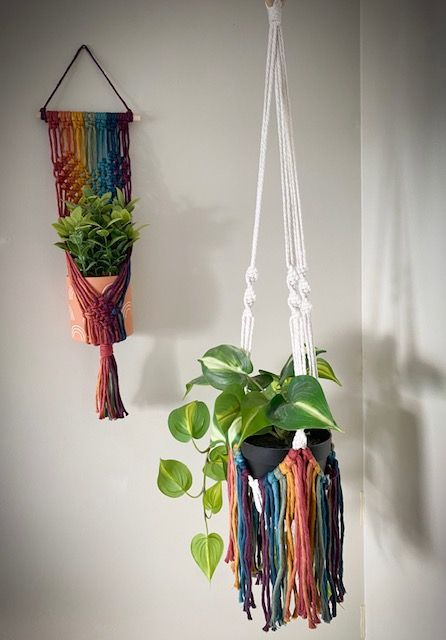 Rainbow Plant Hangers - 1