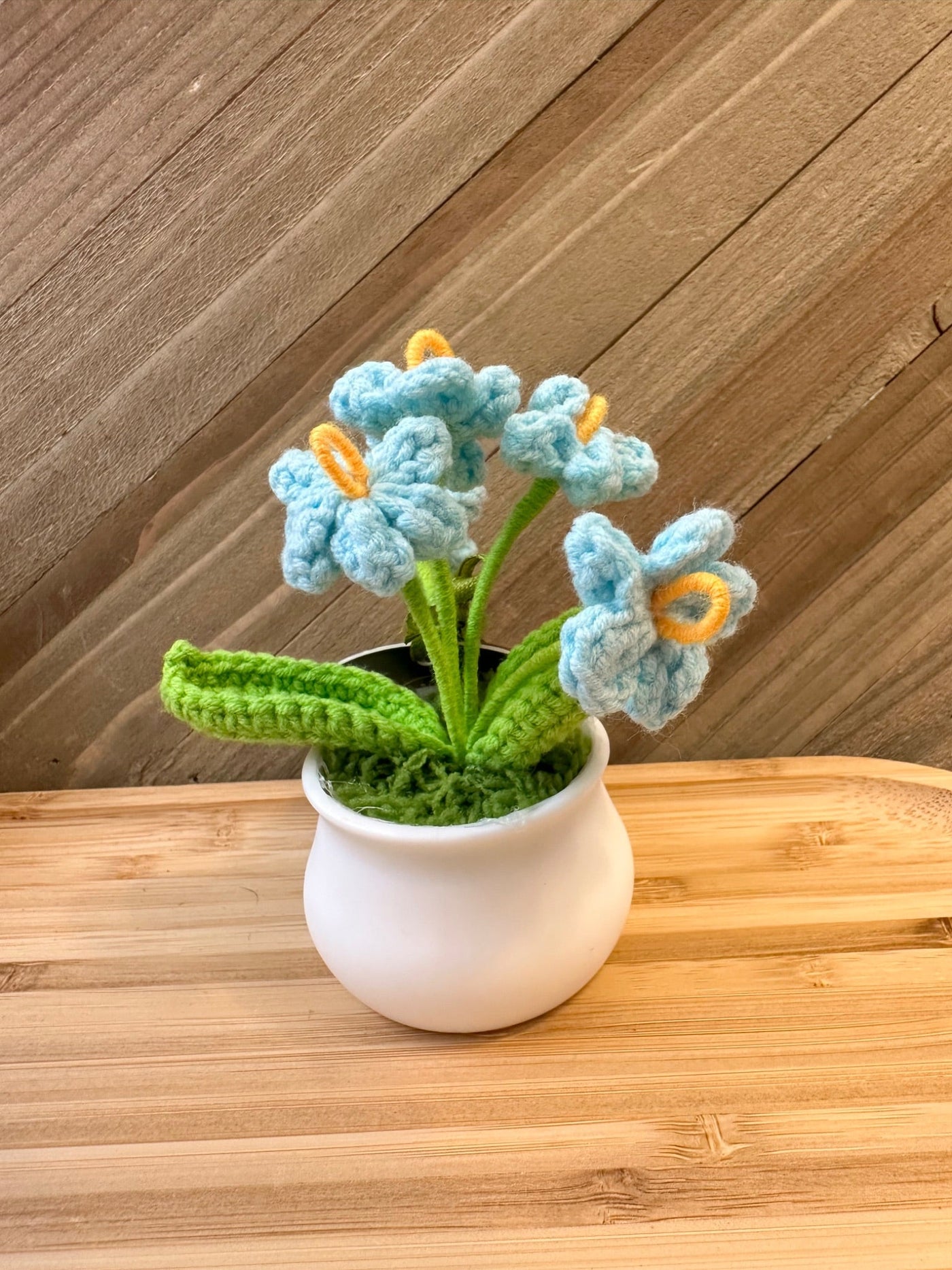 Forget Me Not Crochet Plant - 1