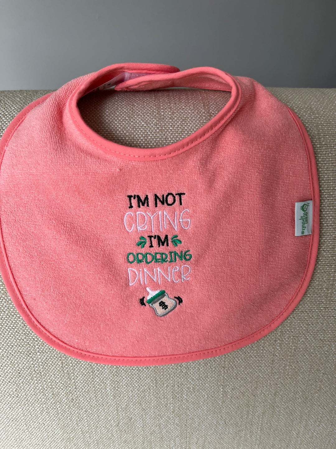 I'm Not Crying Baby Bib - 1