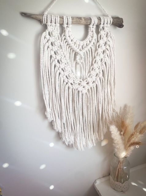 Natural Macrame Wall Hanging - 1