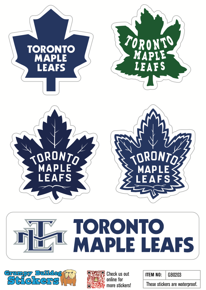 Toronto Maple Leafs Sticker Set - 1