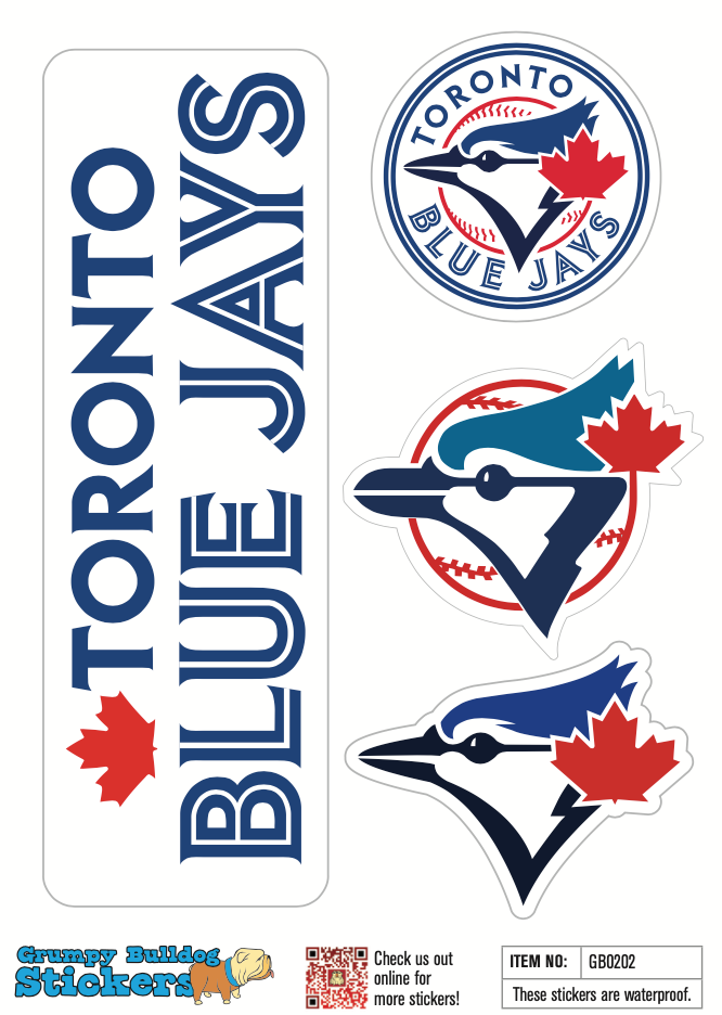 Toronto Blue Jays Sticker Set - 1