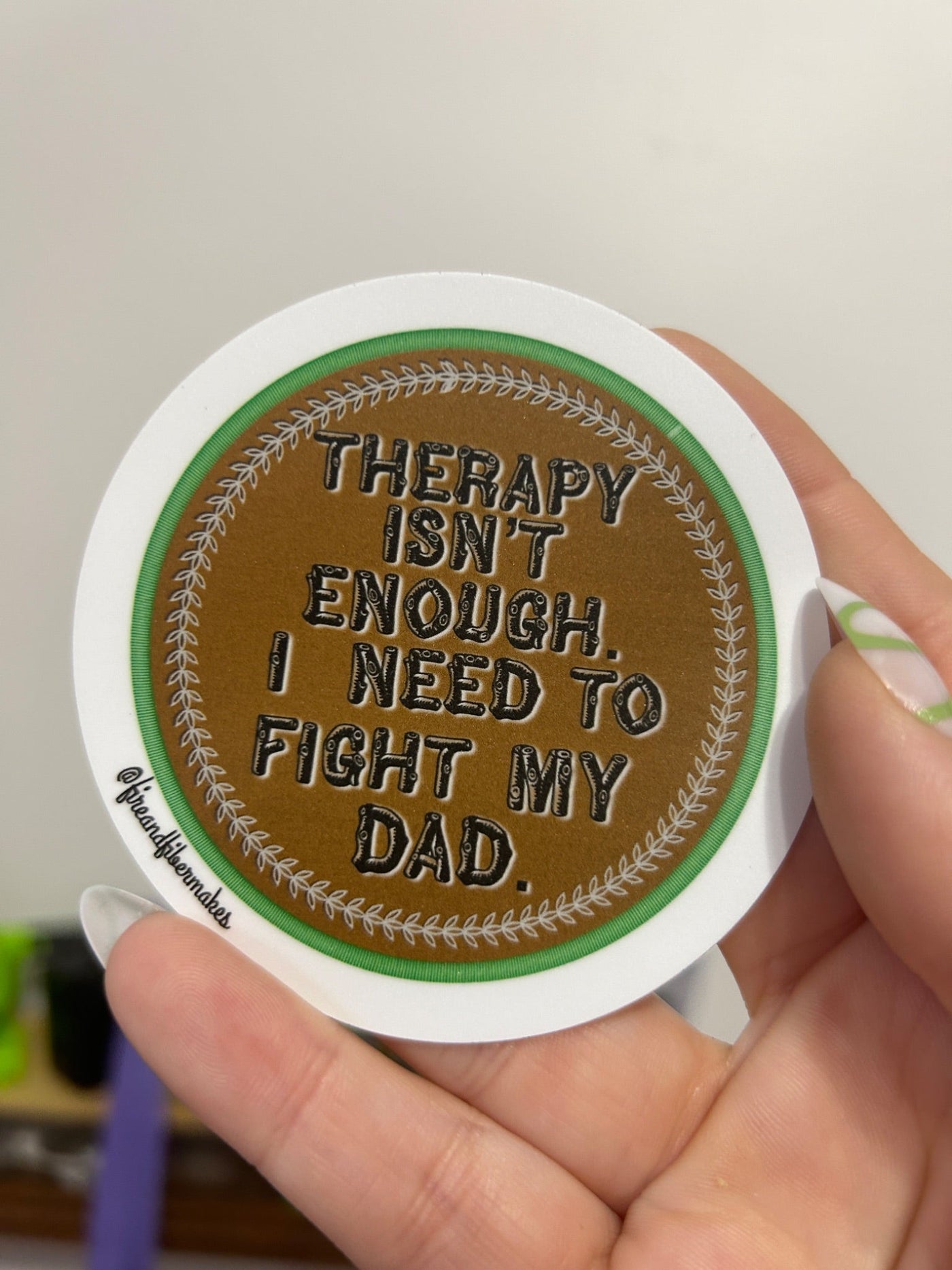 Dad Merit Badge Sticker - 1