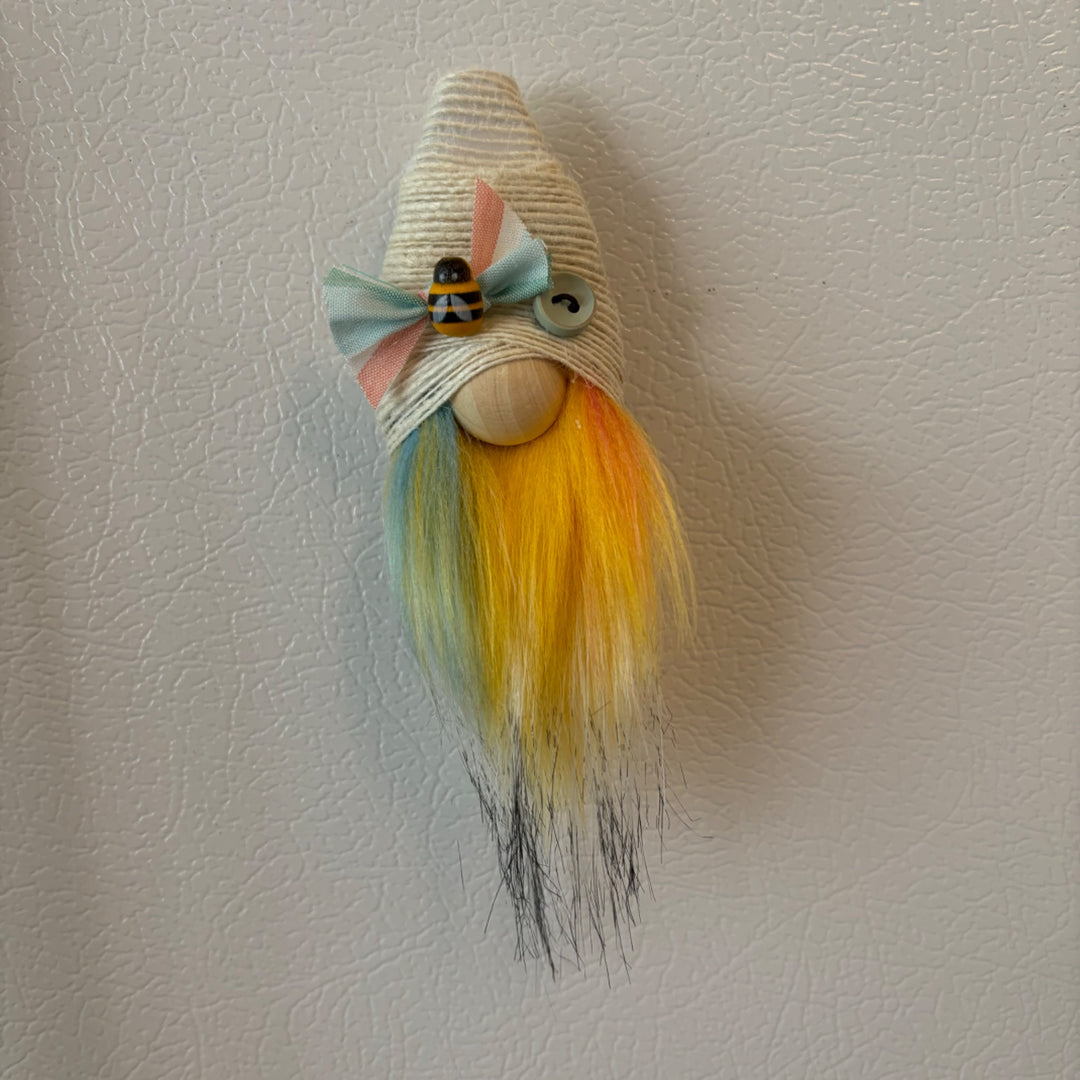 Yellow/Green Gnome Magnet - 1