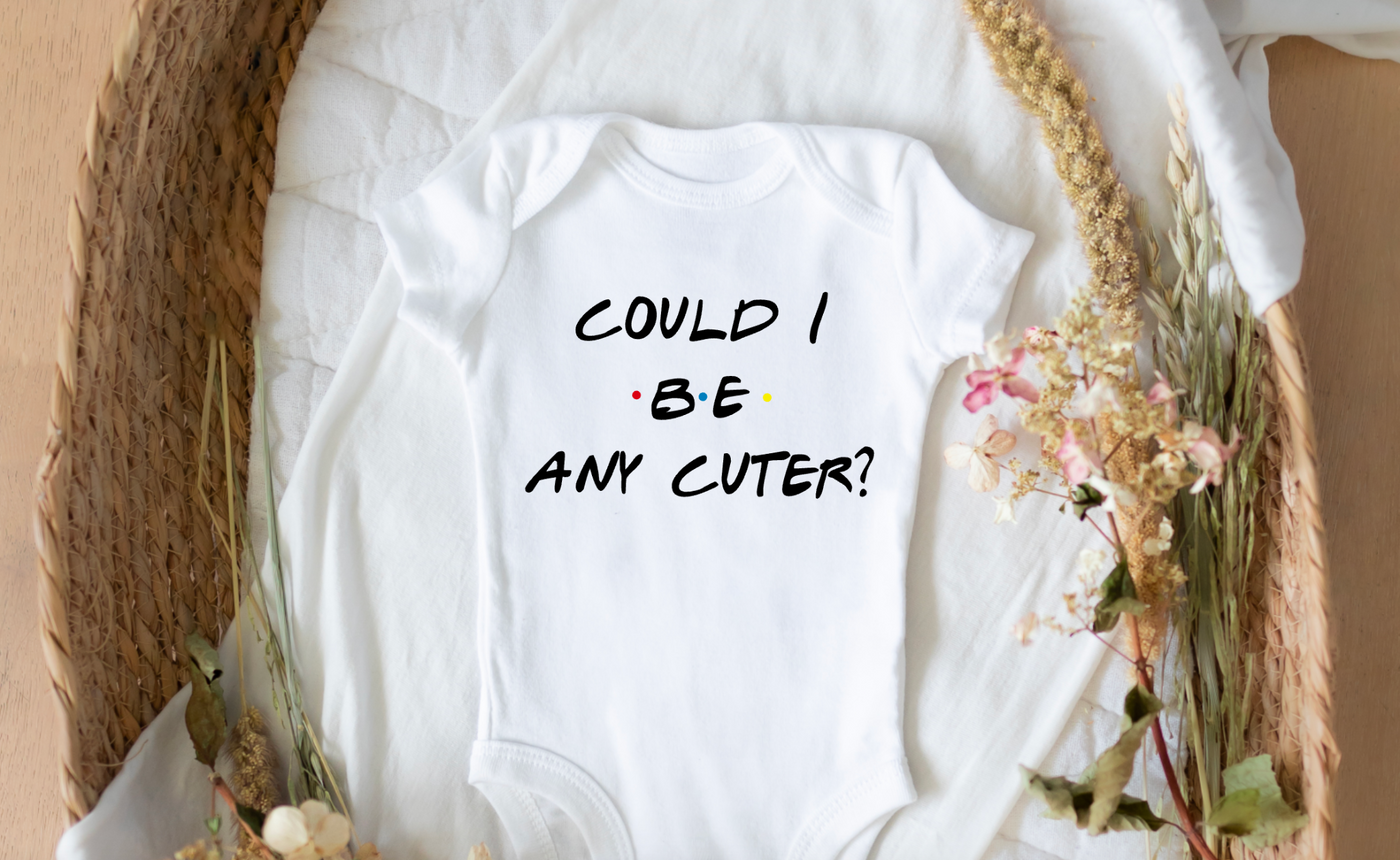 Could I Be Any Cuter? Friends Onesie - 4