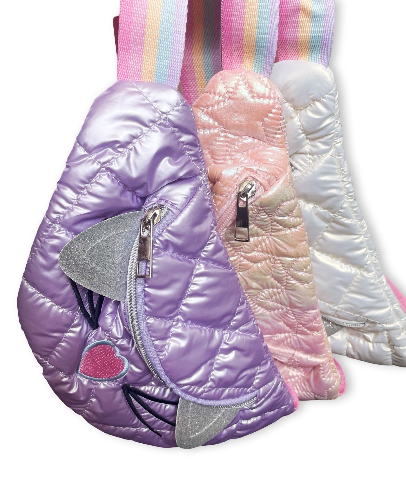 Kitty and Star Padded Kids Fanny Packs - 1