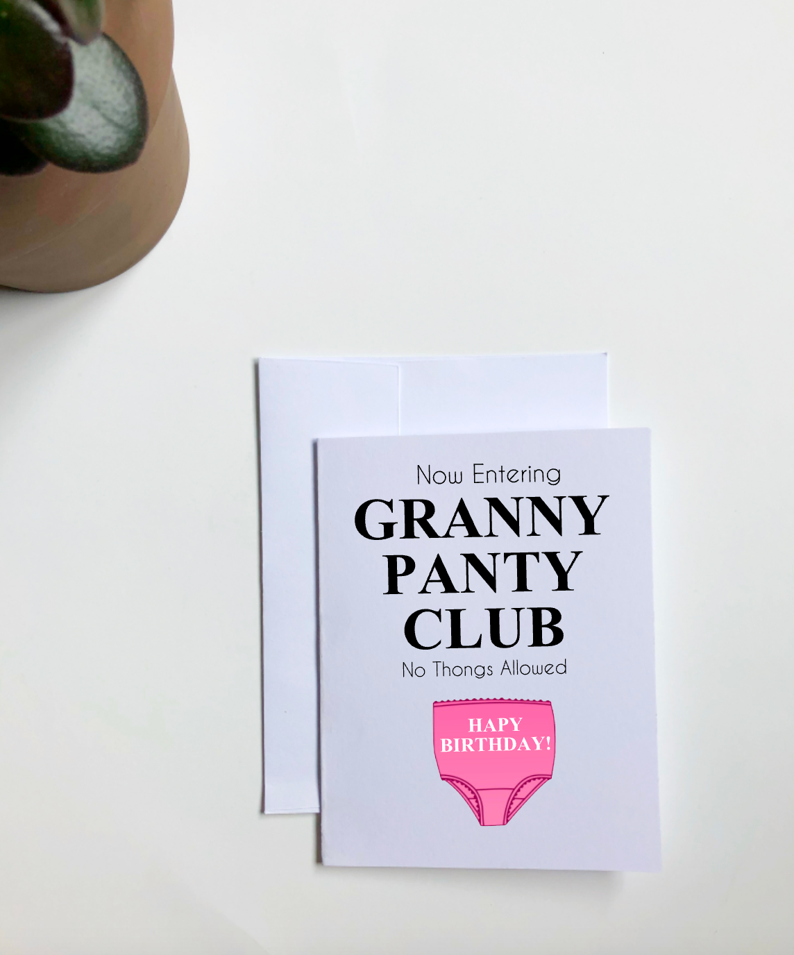 Granny Panty Club Birthday Card - 1